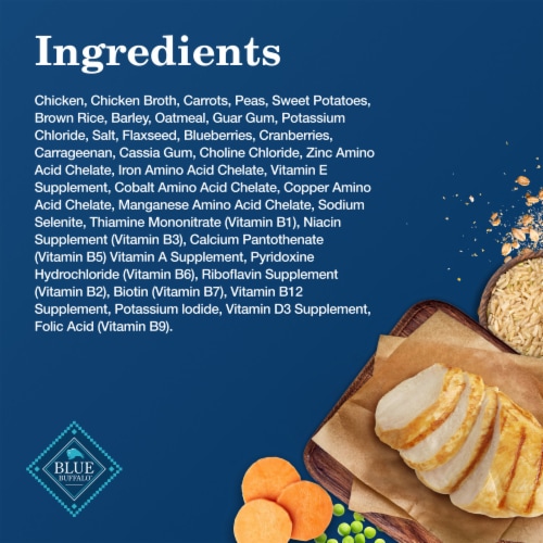 Blue Buffalo™ Chicken Dinner Homestyle Recipe Natural Dog Food Perspective: top