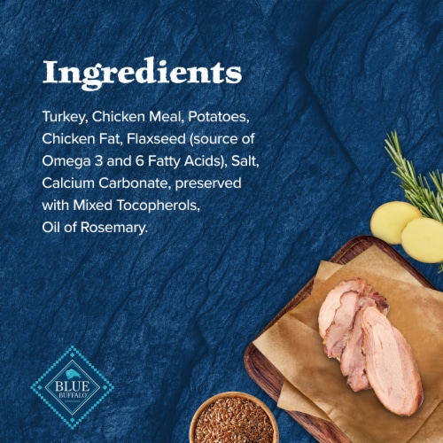 Blue Buffalo Wilderness Grain-Free Trail Treats Crunchy Dog Treats Biscuits Turkey Perspective: top