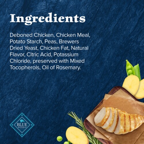 Blue Wilderness Chicken Flavor Crunchy Cat Treats Perspective: top