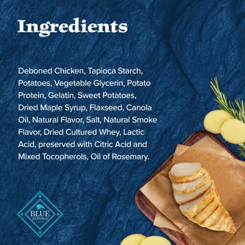 Blue Wilderness Trail Treats Chicken Recipe Wild Bits Training Dog Treats Value Size Perspective: top