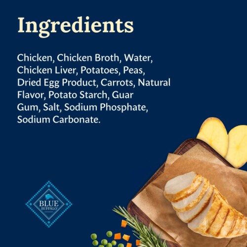 Blue Buffalo Delectables Natural Wet Dog Food Toppers, Tasty Chicken Cuts in Gravy, 3-oz Perspective: top