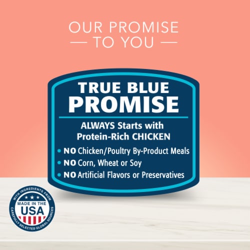 Blue Buffalo True Solutions Fit & Healthy Natural Chicken Flavored Wet Dog Food Perspective: top