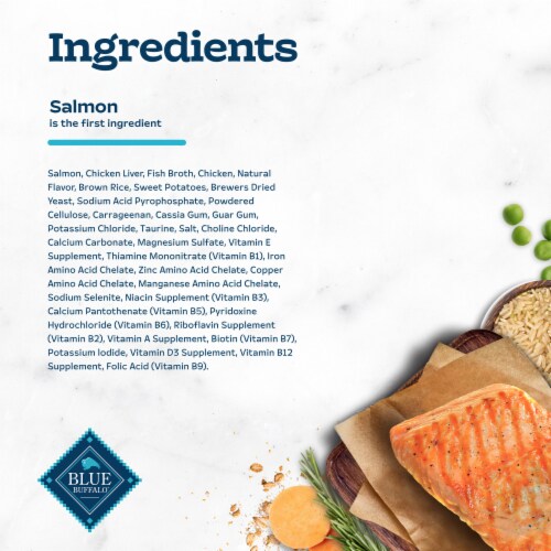 Blue Buffalo Tastefuls Spoonless Singles Salmon Entrée Adult Pate Wet Cat Food Perspective: top