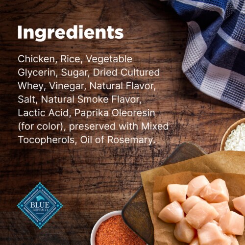 Blue Buffalo Nudges Jerky Cuts Natural Chicken Dog Treats Perspective: top