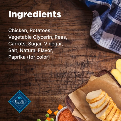 Blue Buffalo Nudges Homestyle Natural Dog Treats Chicken Peas, and Carrots Perspective: top