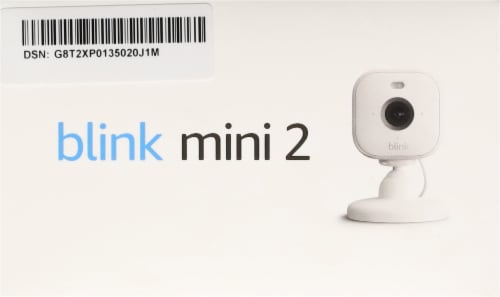 Blink Mini 2 Indoor / Outdoor Plug-In Smart Security Camera Perspective: top