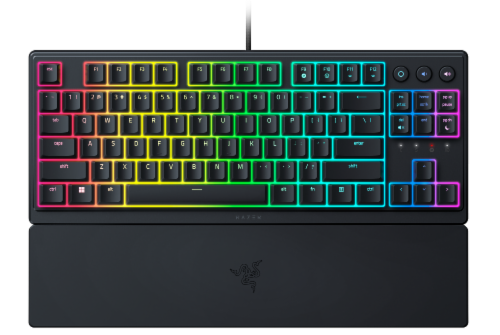 Razer Ornata V3 Tenkeyless Low Profile Gaming Keyboard Perspective: top