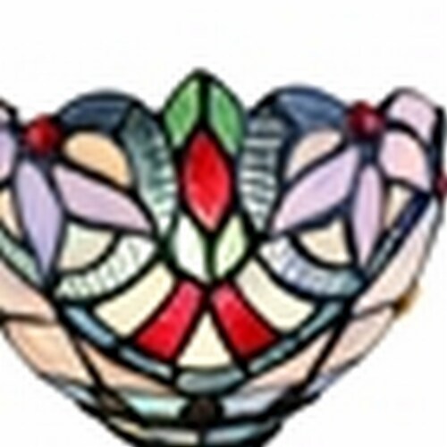 CHLOE Lighting GRENVILLE Victorian Tiffany-Style Blackish Bronze 1 Light Wall Sconce 8 Wide Perspective: top