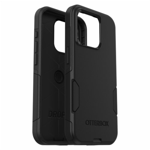 OtterBox Commuter iPhone 15 Pro Case - Black Perspective: top