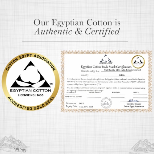 California Design Den Certified Luxury Egyptian Cotton Sheet Set, Cool Sateen Weave - Full Perspective: top