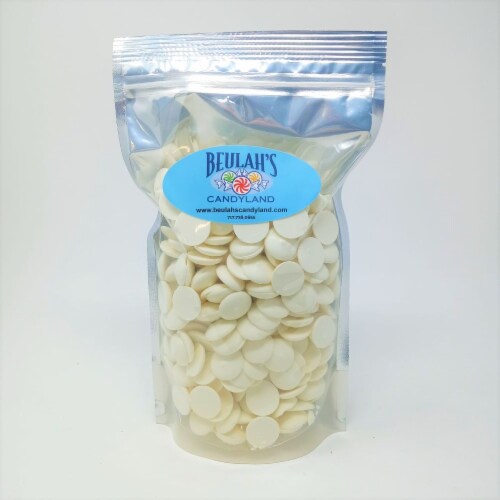 Merckens Coating Wafers Melting Wafers Super White 2 pounds Perspective: top