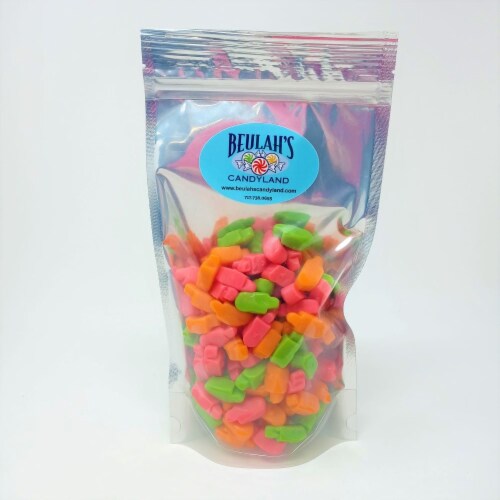 Sherbet Gummi Ice Pops 1 pound Gummy Ice Pops 130 pieces of candy Perspective: top