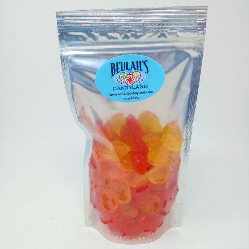 Gummy Pumpkins 1 Pound Package 60 pieces of candy | Jack O Lantern Fall Autumn Candies Perspective: top
