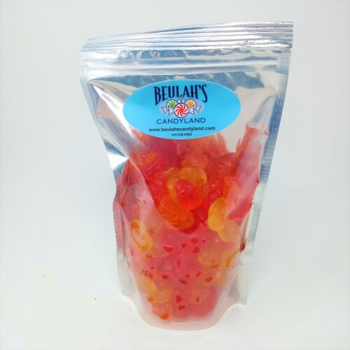 Gummy Pumpkins 2 Pound Package 120 pieces of candy | Jack O Lantern Fall Autumn Candies Perspective: top