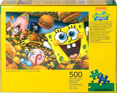 SpongeBob SquarePants 500 Piece Jigsaw Puzzle Perspective: top