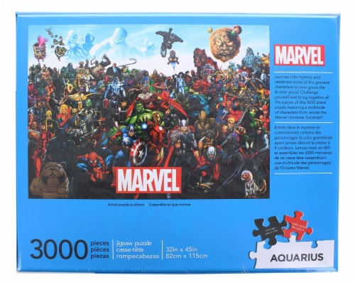 Marvel Cast 3000 Piece Jigsaw Puzzle Perspective: top