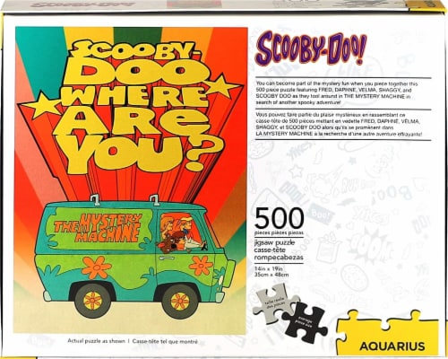 Scooby-Doo Where Are You? 500 Piece Jigsaw Puzzle Perspective: top