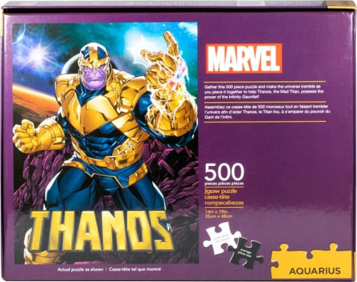 Marvel Thanos 500 Piece Jigsaw Puzzle Perspective: top