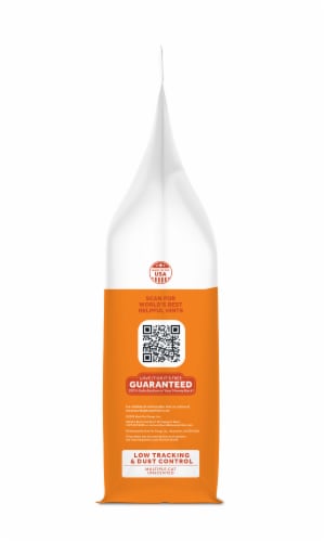 World’s Best Cat Litter Low Tracking & Dust Control Multiple Cat Unscented, 15 lb Perspective: top