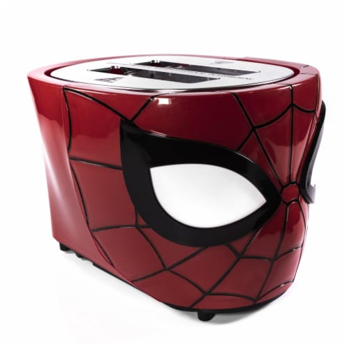 Uncanny Brands Marvel’s Spider-Man Deluxe Toaster – Toasts Spidey’s Mask On Your Bread Perspective: top