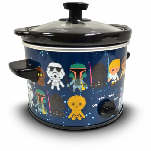 Uncanny Brands Star Wars 2-Quart Slow Cooker- Kitchen Appliance Perspective: top