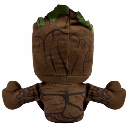 Bleacher Creatures Marvel Groot 8  Kuricha Sitting Plush - Soft Chibi Inspired Toy Perspective: top