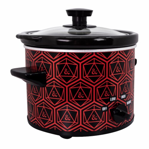 Uncanny Brands Dungeons and Dragons 2 QT Slow Cooker Perspective: top