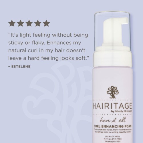 Hairitage Have It All Curl Enhancing Foam Perspective: top