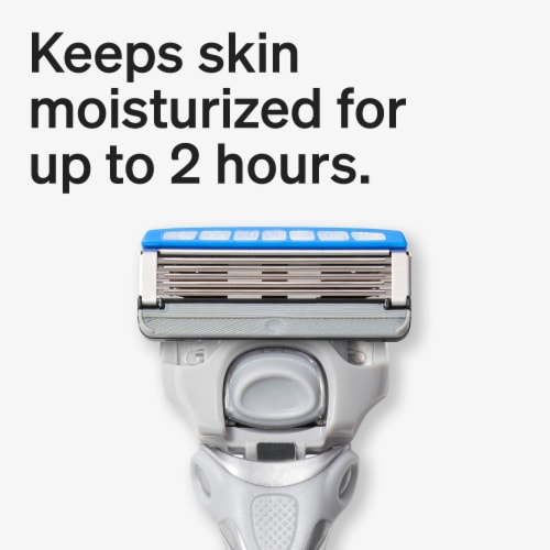 Schick® Hydro 5 Dry Skin Razor and Cartridges Perspective: top