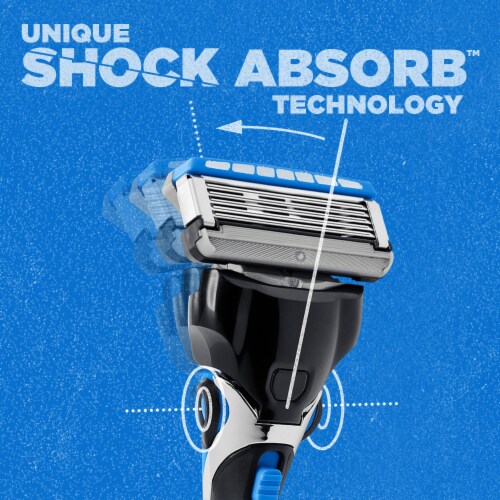 Schick Hydro 5 Sense Hydrate Razor Perspective: top