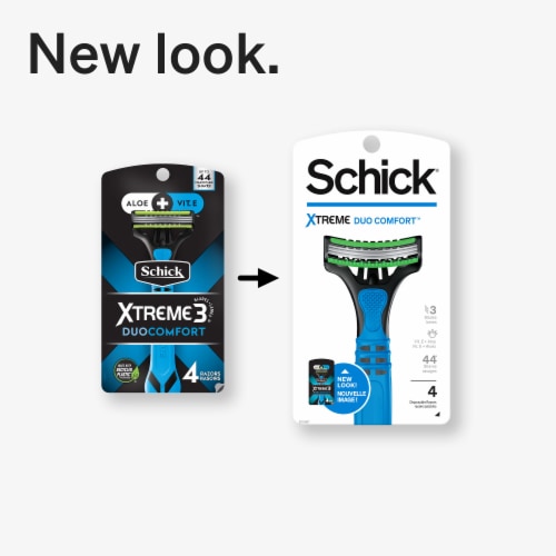 Schick® Xtreme Duo Comfort Razors Perspective: top