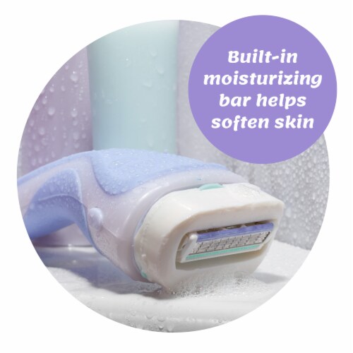 Schick Intuition Pure Nourishment Women's Razor Blade Refill Perspective: top