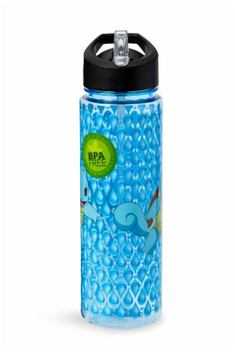 Pokemon Squirtle 16oz Water Bottle - BPA-Free Reusable Drinking Bottles Perspective: top