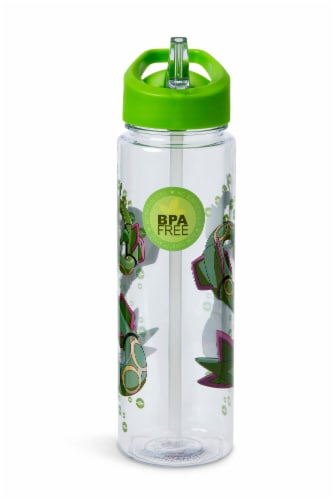 Pokemon Rayquaza 16oz Water Bottle - BPA-Free Reusable Drinking Bottles Perspective: top