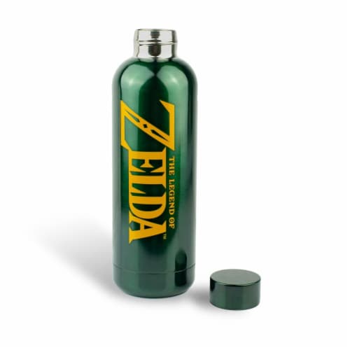 Legend of Zelda Hyrule Stainless Steel Water Bottle Perspective: top