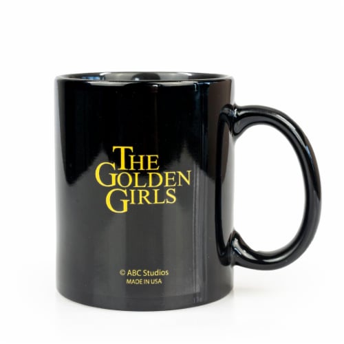The Golden Girls Stay Golden San Diego Ceramic Mug | 11 Ounces| Golden Girls Mug Perspective: top
