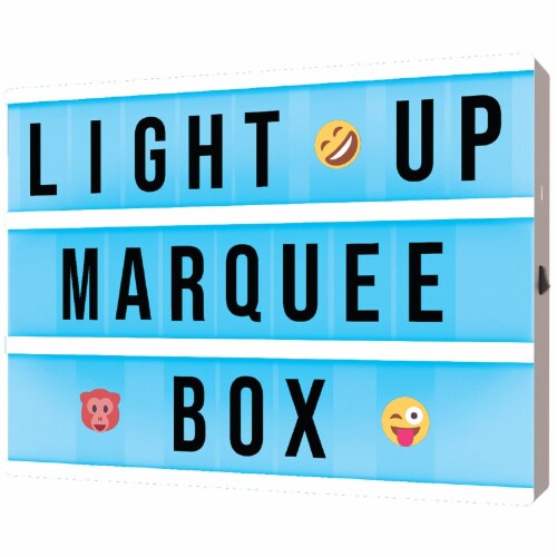 Tzumi AuraLED® Marquee Light Box Perspective: top