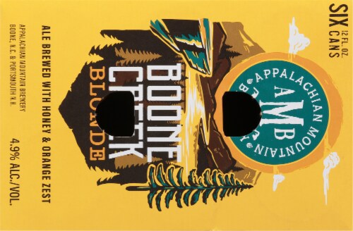 Appalachian Mountain Brewery Boone Creek Blonde Ale Beer Perspective: top