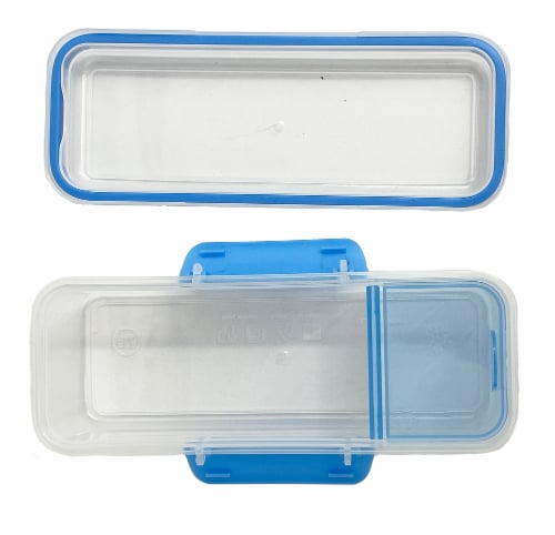 Lock Box Rectangle Snack Container Perspective: top