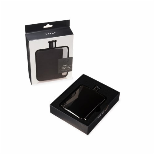 Gunmetal Flask by Viski® Perspective: top