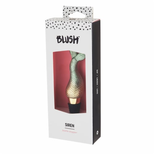 Siren Bottle Stopper by Blush® Perspective: top