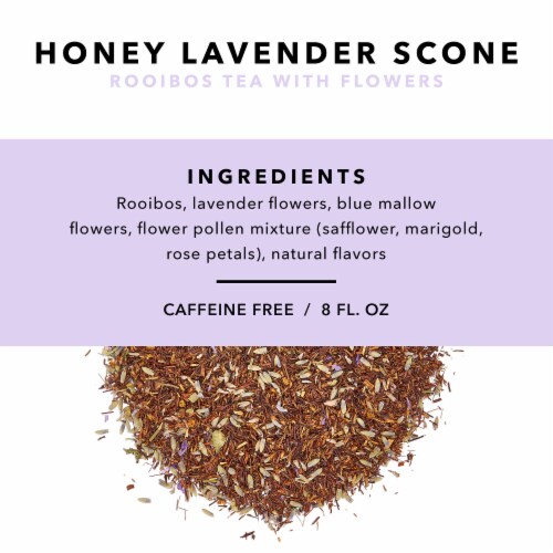 Pinky Up 5967 Honey Lavender Loose Leaf Tea Perspective: top