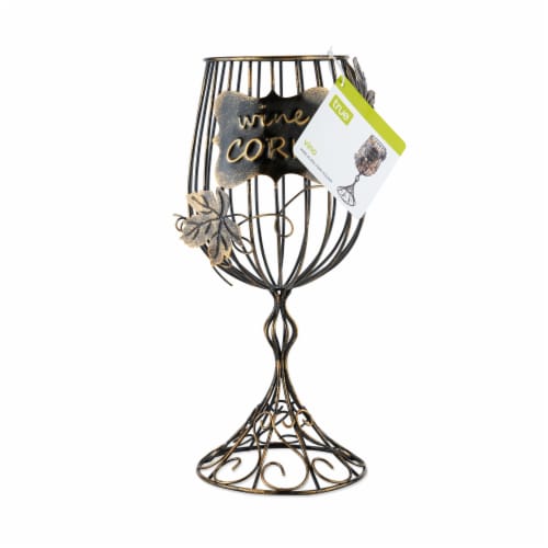 Wine Glass Cork Display Perspective: top