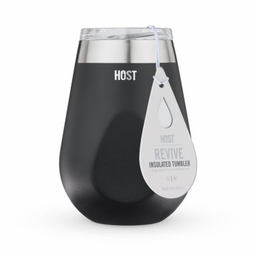 Host 8075 Revive Vacuum Insulated Tumbler, Black Perspective: top
