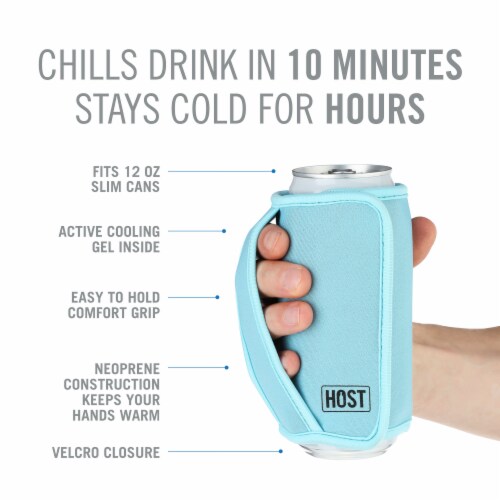 Insta-Chill Slim Can Sleeve in Ice by HOST Perspective: top