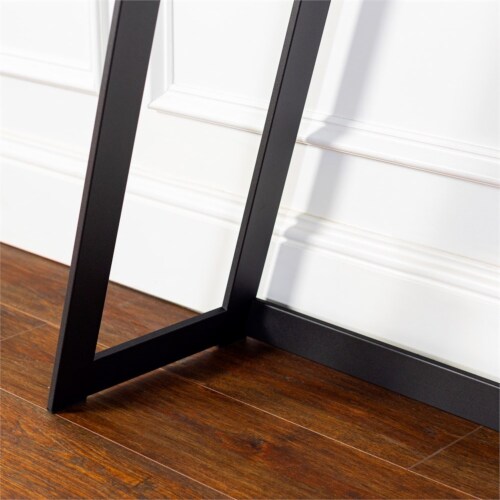 46inch Metal and Wood Wrap Entry Table in Dark Walnut, 1 Fry’s Food