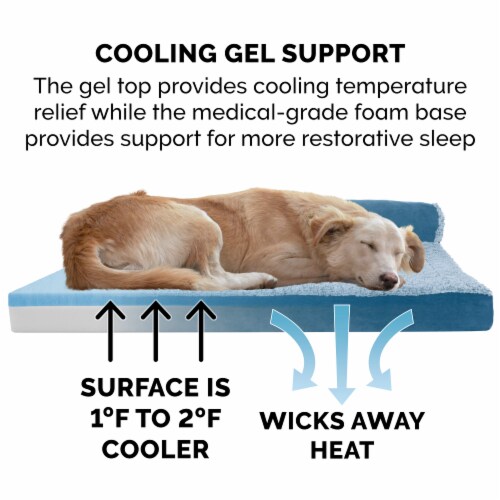 Orthopedic dog bed with cooling gel deals