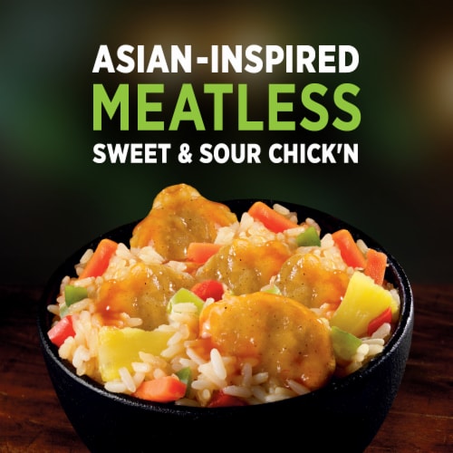 Gardein® Ultimate Plant Based Sweet & Sour Chick'n Bowl Perspective: top
