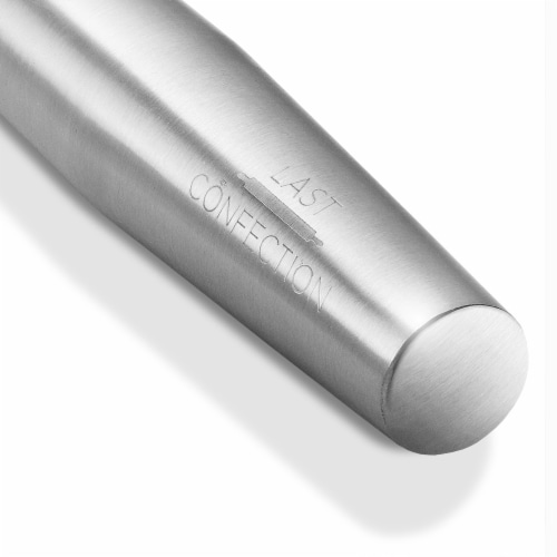 16 Stainless Steel French Rolling Pin by Last Confection Perspective: top