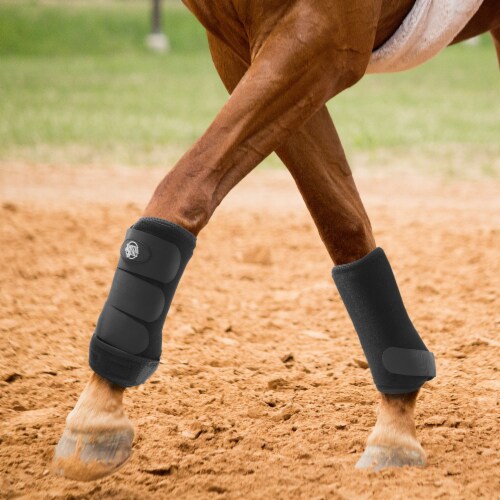 Equine Neoprene Horse Front Boots, Protective Athletic Sport Wrap, Med, 1 -  Kroger